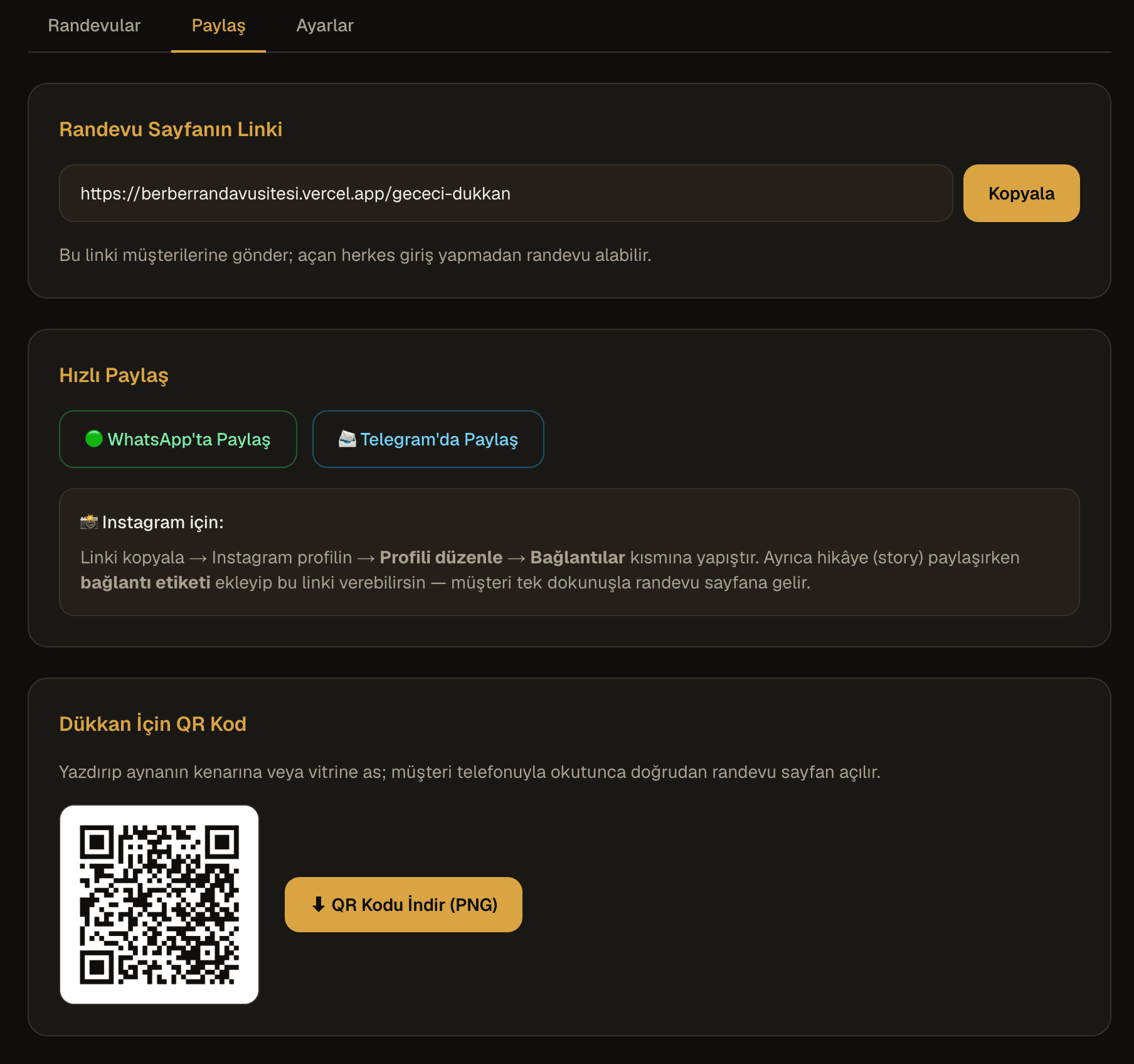 Sharing and QR